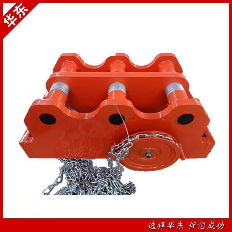 手推手拉单轨小车 防撞工字u钢小车猫头吊一吨2吨5t 葫芦单轨小车