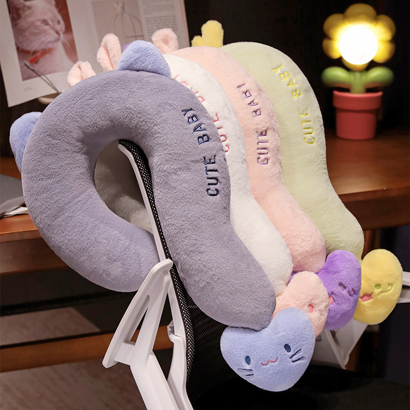 创意问号抱枕沙发客厅靠垫车载z脖子靠枕女生办公室靠背垫午睡枕