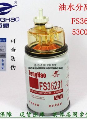 FS36231明斯柴油滤清器东风商用车康发动机53C0576油水分离柴滤芯