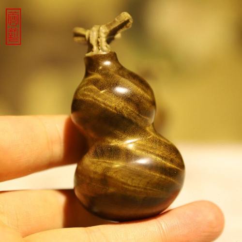 金丝楠木手把件男士随身把玩葫芦招财汽车摆件送领导男朋友礼物
