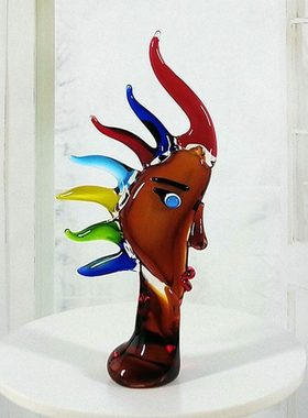 太阳神琉璃工艺品摆件产地淄博烛之砂桌面创意纯手工简约家居饰品