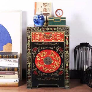 馨家森现代简约实木床头柜卧室床边小柜子沙发边角柜装饰储物柜