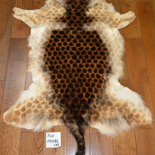 整张真皮毛褥子X22酒吧酒店会所样板间客厅大堂动物装饰挂毯壁毯