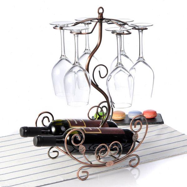 欧式红酒架摆件创意酒架红酒杯架倒挂家用简约葡萄酒架脚悟品,收纳整理,红酒架,淘宝优惠券,粉丝福利购,淘宝优惠卷