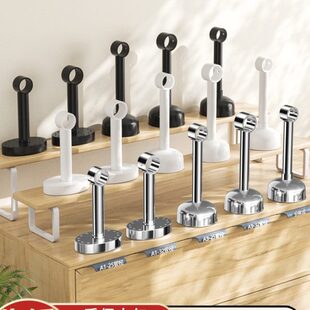 不锈钢阳台杆子固定晾衣杆底座吊座吊通挂衣杆支架顶装晾衣架配件