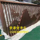 壹嘉壹假山屏风隔断背景墙定制轻奢铝雕镂空金属格栅酒店会所别墅