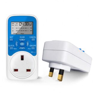 英式欧标美规定时插座全球通85v-265V宽电压开关倒计时循环间歇器