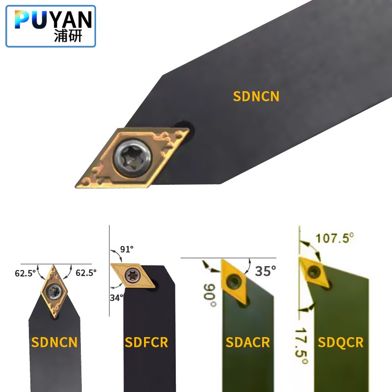 螺钉式数控62.5度S型外圆刀杆/SDNCN/1616/2J020/2525/M11DCMT