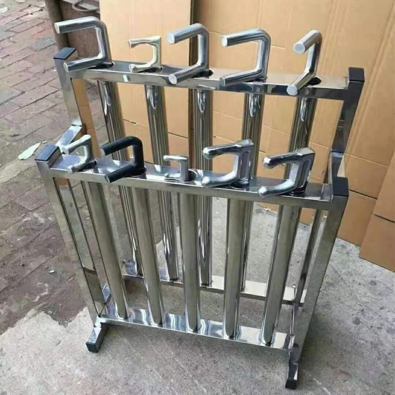 现货F扳手架钣手摆放架双排孔加固型置物架双层F.扳手放置架