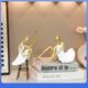 DX7L古典芭蕾舞女孩摆件轻奢电视柜酒柜家居装 饰品舞蹈艺术
