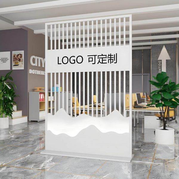 办公室进门隔断公司logo形象墙饭店包间围栏餐厅卡座隔断铁艺屏风,商业/办公家具,办公屏风/隔断,淘宝优惠券,粉丝福利购,淘宝优惠卷