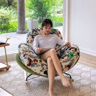 乐居阁轻奢单人懒人摇椅沙发躺椅家用客厅阳台休闲 ??蜗牛摇摇椅