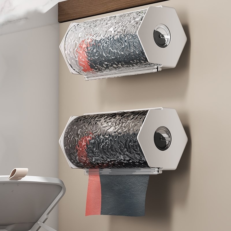 德国垃圾袋收纳盒家居抽取式厨房垃D圾桶挂式悬挂神器卫生间免打