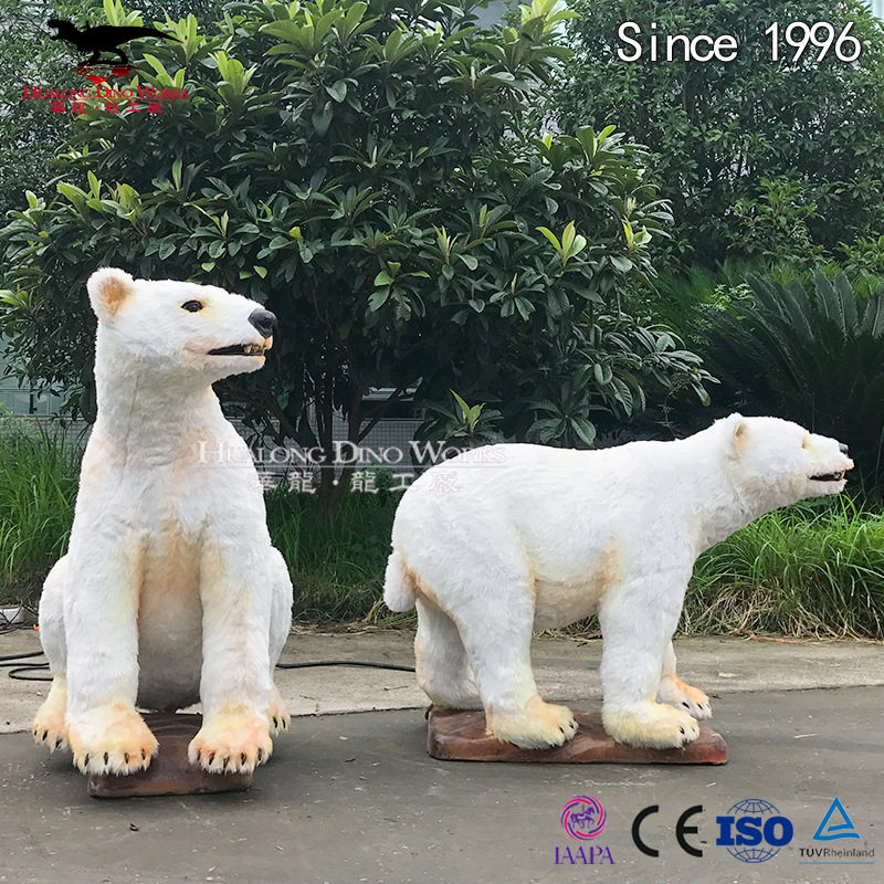 仿真北极熊纯手工工艺品大型动物源头工厂厂家直销价格从优