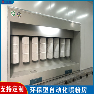 全自动型静电喷粉房率粉末回收房喷涂塑粉回收机喷塑设备环保