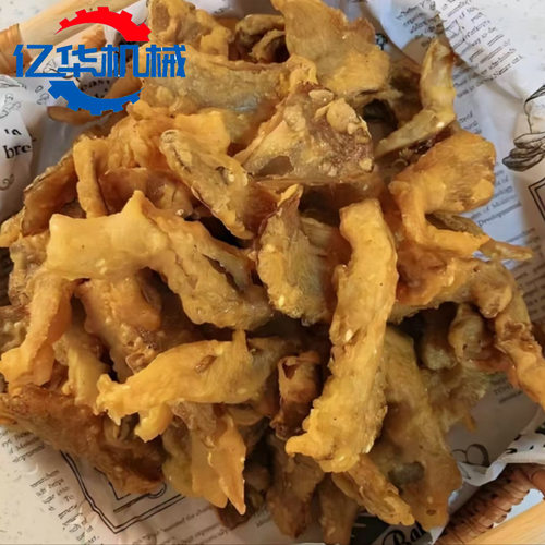 平菇上浆油炸机 杏鲍菇挂浆油炸流水线 全自动蘑菇上浆油炸设备