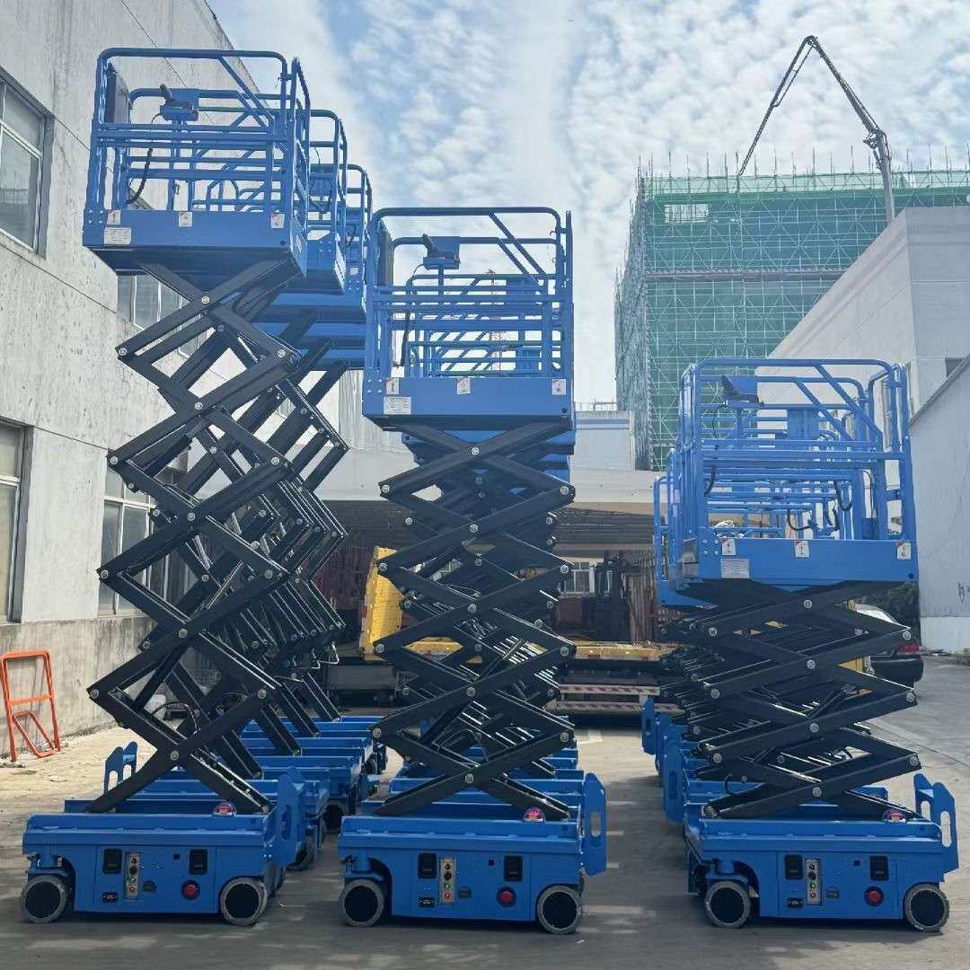 普尔夫移动液压升降平台剪叉高空作业车全自行电动升降机北京现货
