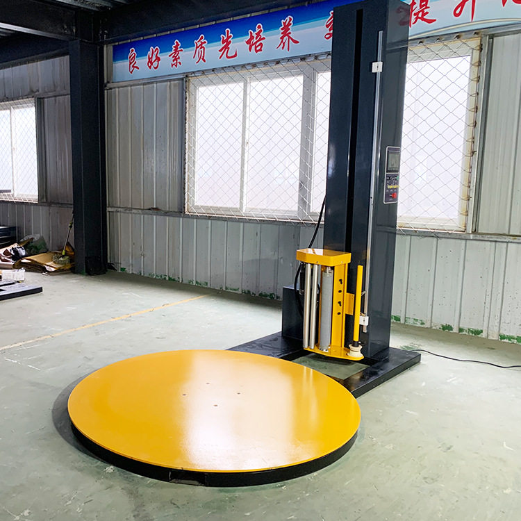 山东大宏 缠绕包装机 TP1650F-L 汇川plc触摸屏 预拉伸膜架包装机,机械设备,涂装设备,淘宝优惠券,粉丝福利购,淘宝优惠卷