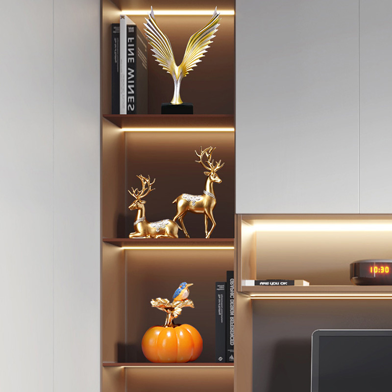 新中式书房办公室茶室酒柜装饰品摆件M家居客厅高端大气摆设