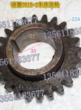 诸暨车床C6161-1齿轮24 单联齿齿轮Z24