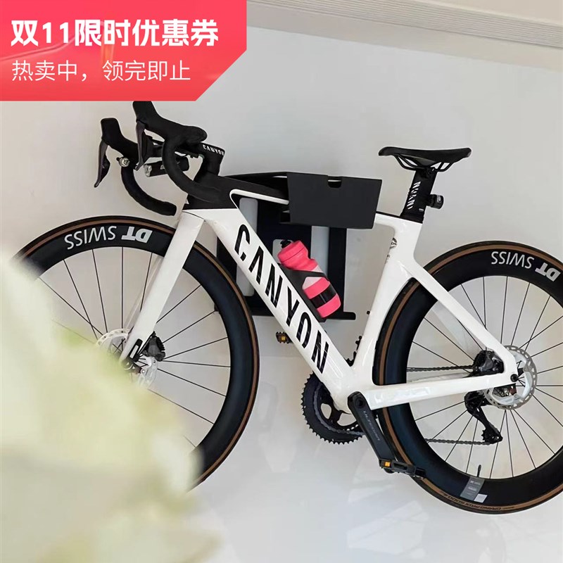 公路车装备挂墙收纳方案 自行H车架 单车挂墙收纳层架