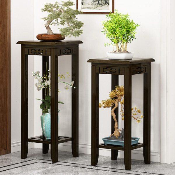 北欧实木花架置物架阳台花架子客厅落地式多层窗台花架植物花盆架,收纳整理,阳台置物架,淘宝优惠券,粉丝福利购,淘宝优惠卷