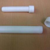 20ml F4试管 可配螺口外盖或卡口内塞 四氟试管 75.00 支