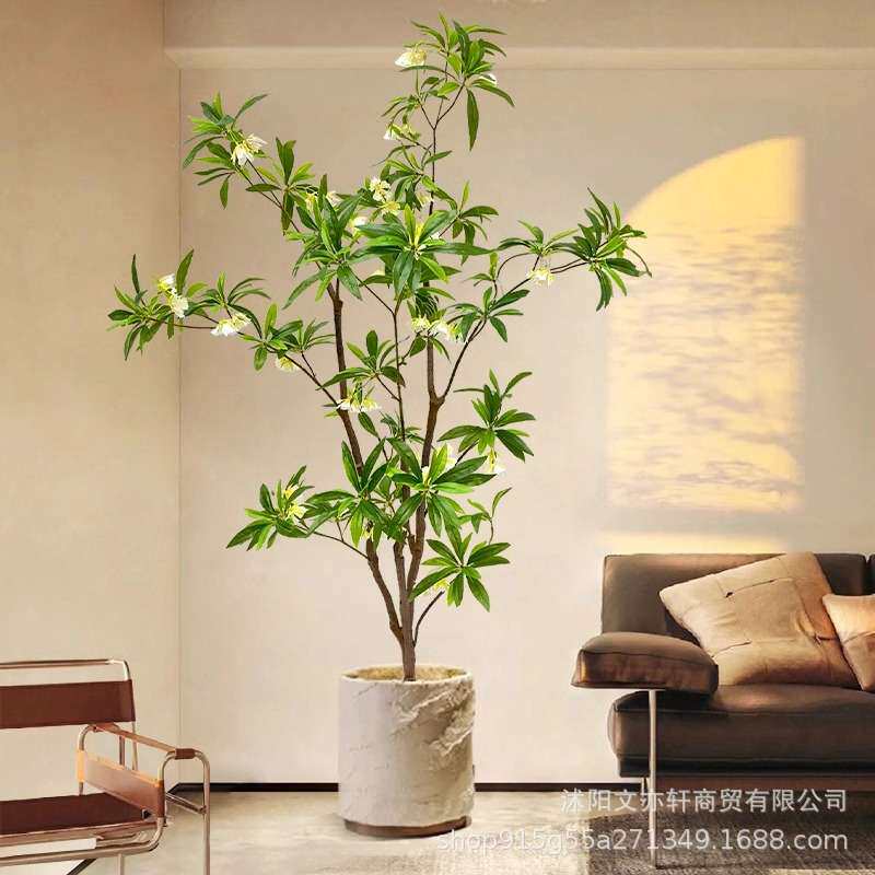 石榕花仿真绿植高端轻奢客厅落地大型室内户外高品质盆景摆件假树