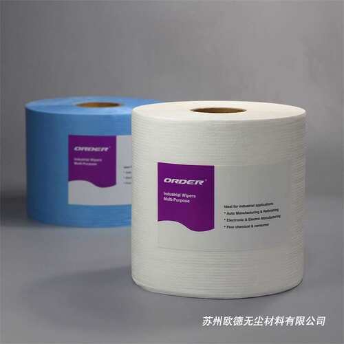 ORDER 工业白色大卷纸多用途吸油吸水清洁除尘无纺布无尘纸无尘布