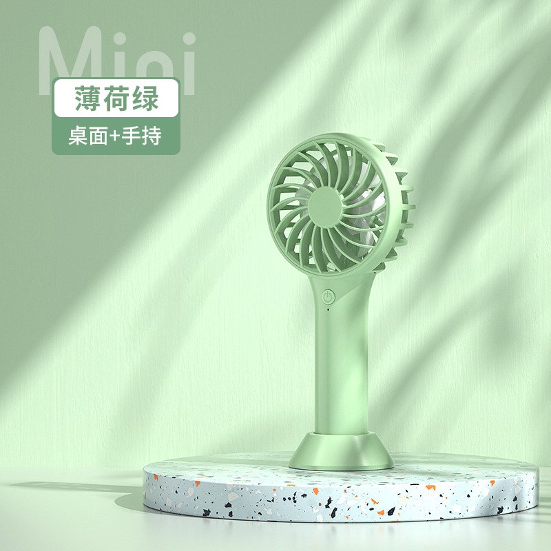 便携式折叠超静音桌面迷你挂脖风扇新款手持电风扇USYB充电小风扇