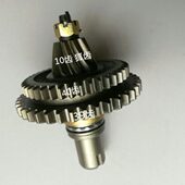 178F186F188F风冷柴油微耕机 副轴总成10 齿 旋耕机变速箱