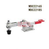 法兰底座快速夹钳WDC22165 夹具 怡合达型肘夹WDC22185 水平压紧式