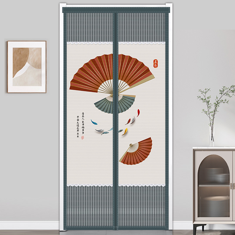 防蚊门帘2024k新款高档夏季防隐私通风不透人自吸纱窗磁吸磁性纱