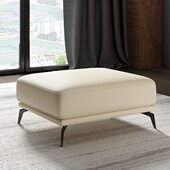 头层牛皮轻奢真皮沙发脚踏凳家用客厅贵妃位放脚蹬方塌单个沙发凳