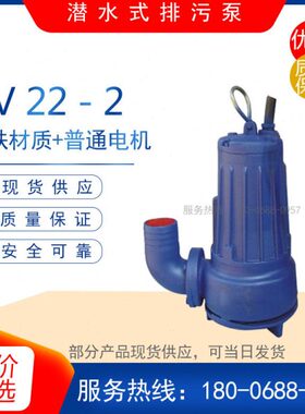 AV14-4型铸铁撕裂式潜水泵 AS10-2W/C管道动清水排放泵 污水排污