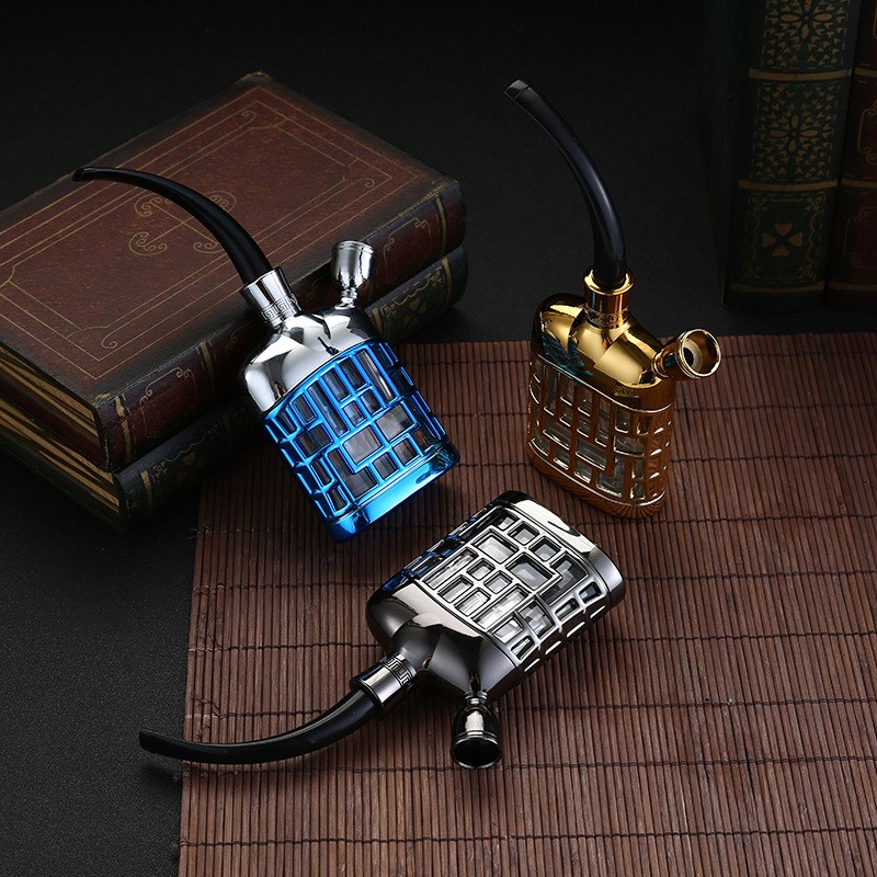 2021新款多色亚克力水烟壶x多重过滤可清洗循环型水烟壶礼盒包装