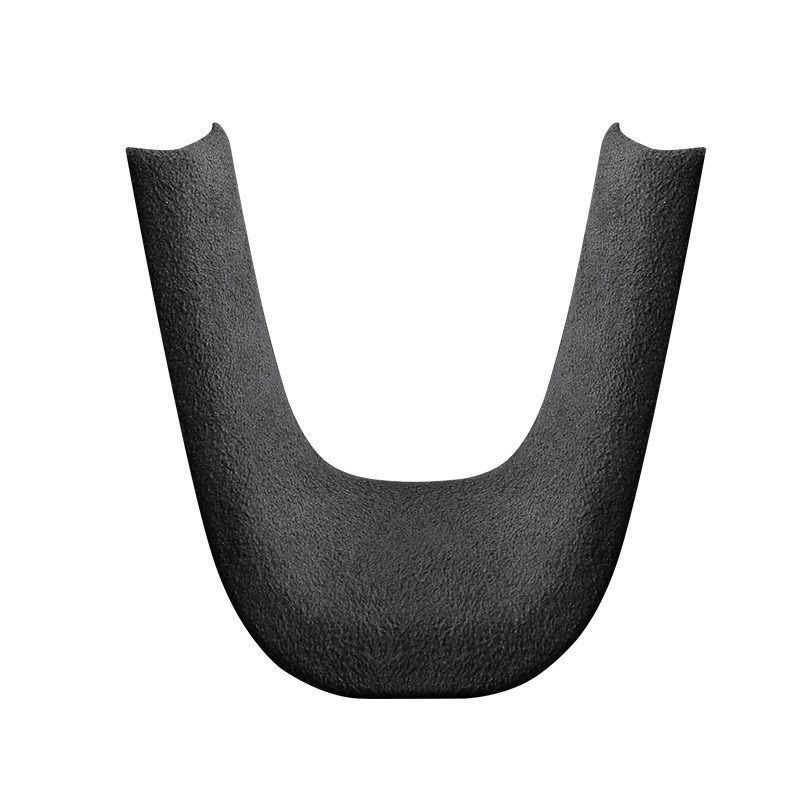 适用于23款蔚来ES6 Alcantara翻毛皮方向盘装饰框贴Z内饰改装贴盖