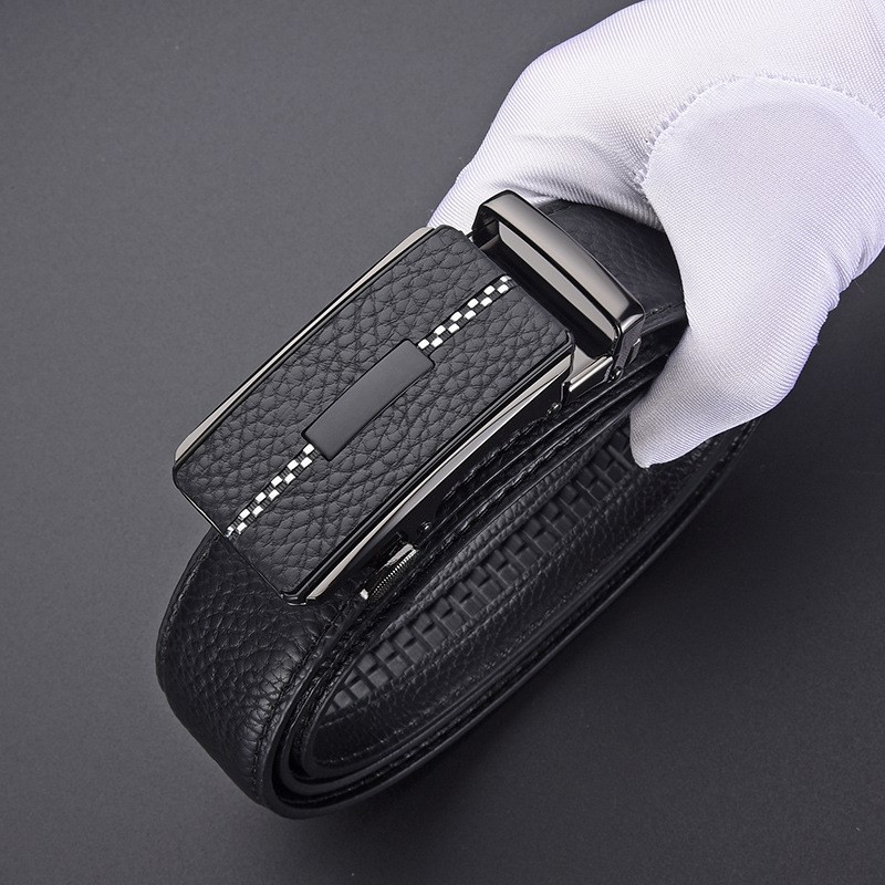 厂家直销新男士j自动扣皮带休闲商务男款腰带真皮高档直播一件代