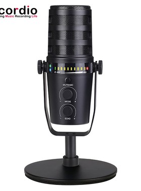 MV7有线USBi/XLR动圈麦克风电脑手机直播录音K歌游戏高配专业话筒