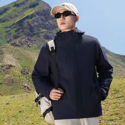 户外冲锋衣三合一女防风防水高端鹅绒两件套男秋冬T进藏滑雪工装