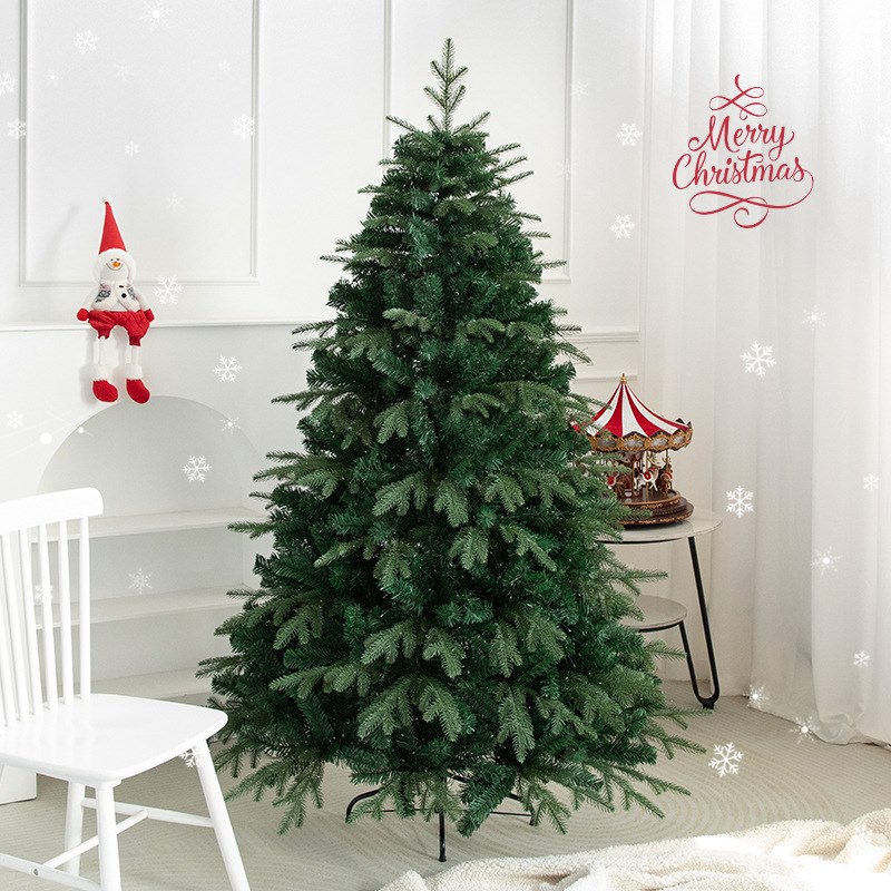 圣诞树 创意网红大型摆件装饰家用仿真加密裸树带灯Uins风圣诞树