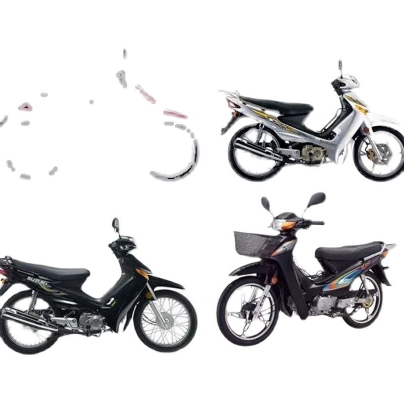 弯梁摩托车轻骑铃木塞驰110-A-C-2赛胜前车筐菜篮子车蒌赛驰QS110