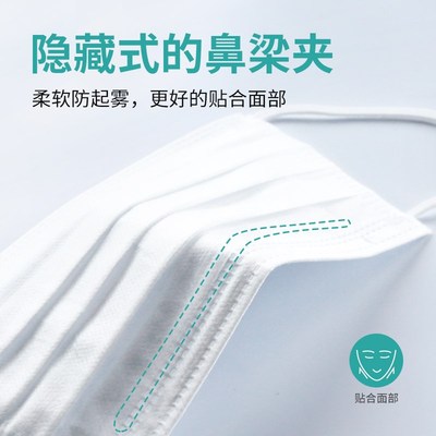 加大号黑色口罩大脸专用一次性冬季保暖防寒防风不勒耳朵白色大码