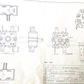 240 4档16A 4脚2档 Goo旋钮旋转开关X 5脚 250VAC