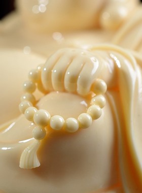 戴玉堂陶瓷客厅弥勒佛大肚佛车载车内弥勒笑佛佛像汽车装饰品摆件