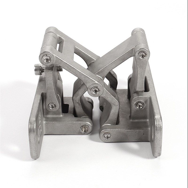 石材门铰链消防栓管井门合页隐形门可调合页暗藏二重型铰链合页