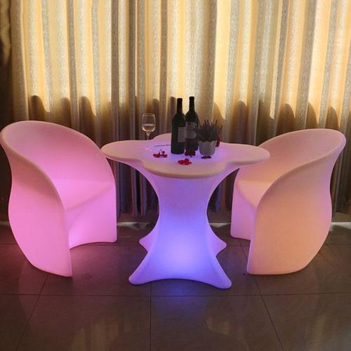 发光酒吧休闲桌椅组合清吧桌子户外活动散台创意个性梅花桌家具