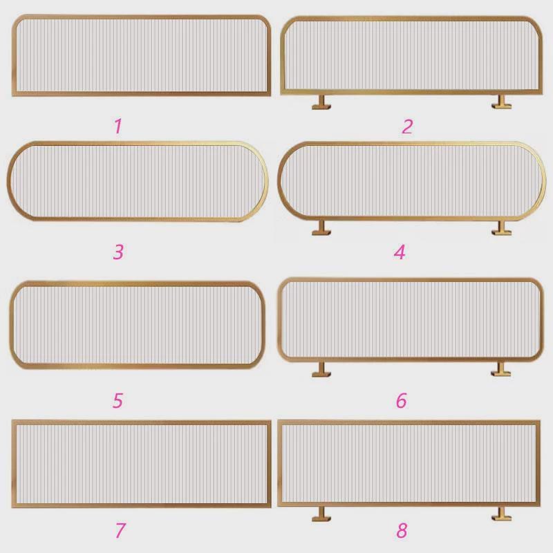 现代轻奢餐厅卡座隔n断火锅店围栏玻璃屏风包间加高遮挡不锈钢定