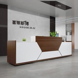 北京办公家具公司前台接待台定制吧台接待迎宾服务美容院收银台