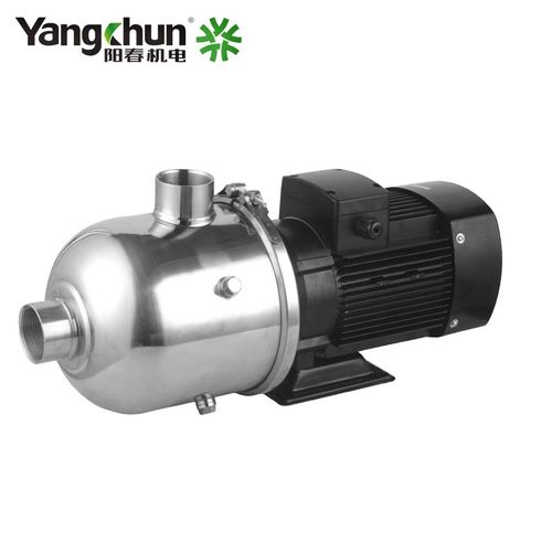 阳春卧式不锈钢离心泵 多级清水泵自来水管道增压泵变频恒压水泵